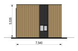 Dom drewniany letniskowy KAYA 4L (44 mm + elewacja), 50 m² specification 4