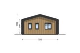 Dom drewniany całoroczny - mieszkalny ROBERTA RV (z izolacją, WT2021), 95 m² specification 5