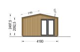 Domek ogrodowy drewniany EMMY (34 mm + elewacja), 5x4 m, 20 m² specification 3