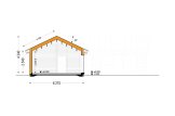 Dom drewniany całoroczny - mieszkalny PAULA PV (z izolacją, WT2021), 118 m² specification 6
