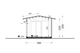 Domek ogrodowy drewniany LILI z pomieszczeniem gospodarczym (34 mm), 6x3 m, 11 m² specification 6