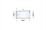 Dom drewniany letniskowy PREMIUM (34 mm + elewacja), 10,5 x 4,5 m, 47 m² specification 6