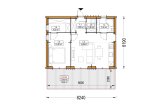 Dom drewniany całoroczny - mieszkalny ANGELA RV (z izolacją, WT2021), 43 m² specification 1