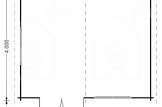 Domek ogrodowy drewniany WISSOUS (44 mm), 5x4 m, 20 m² specification 1