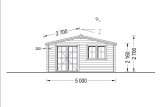 Domek ogrodowy drewniany WISSOUS (44 mm), 5x6 m, 30 m² specification 2