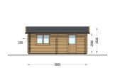 Garaż drewniany CLASSIC (34 mm), 5x6 m, 30 m² specification 3