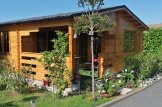 Domek letniskowy drewniany OLIVIA (44 mm), 6x6 m, 27 m² - z tarasem 8 m² customer 2