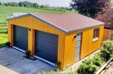 Garaż drewniany dwustanowiskowy SILVIA DUO (34 mm + elewacja), 6x6 m, 36 m² customer 1