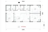 Domek letniskowy drewniany NICOLE (44 mm + elewacja), 68 m² specification 1