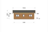 Domek letniskowy drewniany ALICE S (44 mm + elewacja), 63 m² specification 4