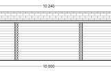 Domek ogrodowy drewniany STRONGHOLD (34 mm), 3x10 m, 30 m² specification 4