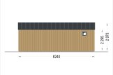 Domek letniskowy całoroczny MARINA Modern (44 mm + elewacja, z izolacją PLUS), 8x6 m, 48 m² specification 4