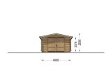 Garaż drewniany CLASSIC (34 mm), 4x6 m, 24 m² specification 2