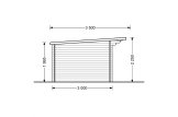 Domek ogrodowy drewniany LILLE F (34 mm), 4x3 m, 12 m² specification 3