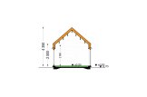Dom drewniany całoroczny - mieszkalny ADALINE RV (z izolacją, WT2021), 42 m² specification 6