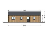 Dom drewniany letniskowy NICOLE S (66 mm + elewacja, z izolacją), 66 m² specification 4