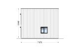 Dom drewniany całoroczny - mieszkalny KAYA 4L PV (z izolacją, WT2021), 50 m² specification 4