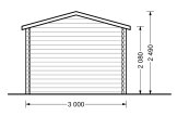 Domek ogrodowy drewniany STRONGHOLD (34 mm), 3x10 m, 30 m² specification 5