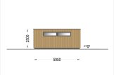 Garaż drewniany trzystanowiskowy SILVIA TRIO F (34 mm + elewacja), 9x6 m, 54 m² specification 3