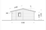 Domek letniskowy drewniany MARINA (44 mm), 8x6 m, 48 m² specification 5