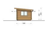Domek ogrodowy drewniany DREUX F (44 mm), 4x3 m, 12 m² specification 5