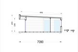 Dom drewniany letniskowy KAYA 1 (44 mm + elewacja), 48 m² specification 6