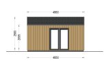 Domek ogrodowy drewniany PIA (34 mm + elewacja, z izolacją), 5x4 m, 20 m² specification 5