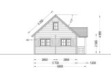 Dom drewniany letniskowy EMMA (66 mm), 70 m² specification 4