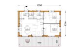 Dom drewniany całoroczny - mieszkalny SELENE RV (z izolacją, WT2021), 54 m² specification 1