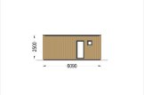 Domek letniskowy drewniany PREMIUM (34 mm + elewacja, z izolacją), 6x5 m, 30 m² specification 2