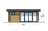 Domek ogrodowy drewniany ARTUR PLUS (34 mm + elewacja), 6x3 m, 15 m² specification 2