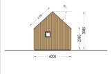 Domek letniskowy drewniany SALLY (34 mm + elewacja), 20 m² specification 4