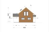 Dom drewniany letniskowy VERA (44+44 mm), 132 m² - z tarasem 13,5 m² specification 6