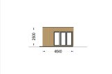 Domek letniskowy drewniany PREMIUM (34 mm + elewacja, z izolacją PLUS), 7,5 x 4 m, 30 m² specification 3