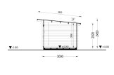 Domek ogrodowy drewniany DREUX F (44 mm), 4x3 m, 12 m² specification 6