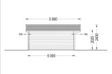 Domek ogrodowy drewniany LILLE (44+44 mm, z izolacją), 4x5 m, 20 m² specification 5