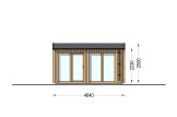 Sauna ogrodowa zewnętrzna SERENE (34 mm + elewacja), 4.5x2.5 m, 5 m² specification 2