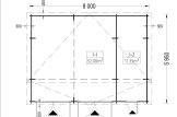Garaż drewniany dwustanowiskowy TWIN DUO (44 mm), 8x6 m, 48 m² specification 1