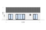 Dom drewniany całoroczny - mieszkalny ADALINE PV (z izolacją, WT2021), 42 m² specification 2
