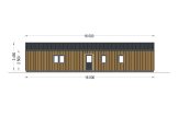 Dom drewniany letniskowy ROBERTA (44 mm + elewacja), 96 m² specification 5