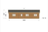 Dom drewniany letniskowy LIMOGES (66 mm), 103 m² specification 4
