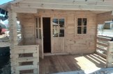 Domek ogrodowy drewniany SHANON (34 mm), 4 x 5,75 m, 16 m² - z tarasem 7 m² customer 1
