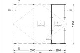 Wiata garażowa drewniana CLASSIC z pomieszczeniem gospodarczym, 7,7x6 m specification 1