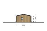 Dom drewniany letniskowy NICOLE (44 mm + elewacja, z izolacją), 68 m² specification 3