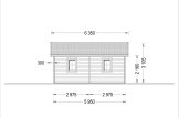 Dom drewniany letniskowy FILL (44+44 mm), 60 m² specification 5