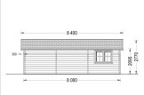 Garaż drewniany dwustanowiskowy CLASSIC DUO (44 mm), 6x8 m, 48 m² specification 5
