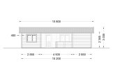 Dom drewniany całoroczny UZES (44+44 mm, z izolacją), 70 m² specification 5
