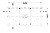 Wiata garażowa drewniana na 1 samochód CLASSIC, 3x6 m specification 1