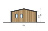 Domek letniskowy drewniany ANGELA (44 mm + elewacja, z izolacją) 43 m² specification 3