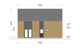 Dom drewniany letniskowy ASTRID (44 mm + elewacja), 120 m² specification 4
